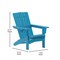 Flash Furniture Blue Adirondack Patio Chair with Cupholder LE-HMP-1045-10-BL-GG - alternate 3